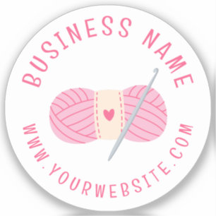 Crochet Crocheting Website Custom Business Name