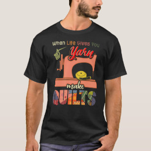 Crochet Crocheting Yarn Knitting Yarn Quilts Sewi T-Shirt