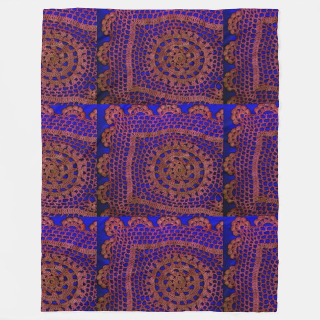 Crochet Fleece Blanket (Front)