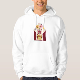 Crochet Flower Envelope - Happy Eid Mubarak Hoodie