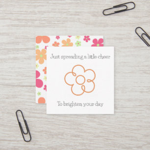 Crochet Flower Trinket Spreading Cheer Karma Cards