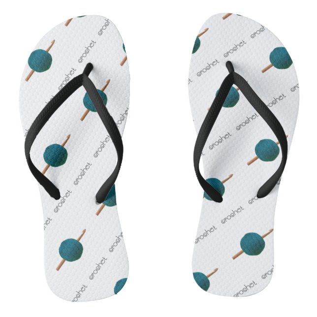 Crochet Hook & Yarn Crafts Jandals (Footbed)