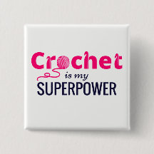 Crochet is My Superpower in Pink