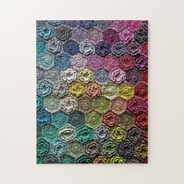 Crochet jigsaw bywhacky puzzle (Vertical)