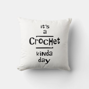 Crochet kinda day cushion