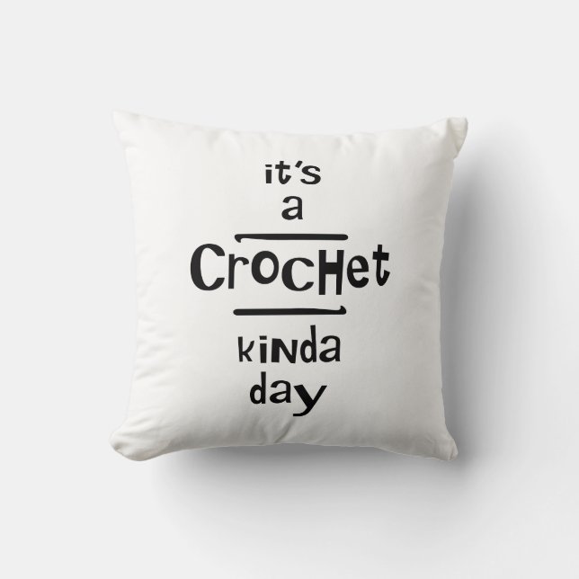Crochet kinda day cushion (Front)