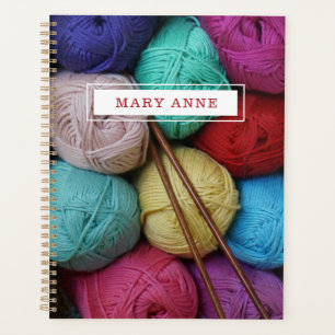 Crochet Knit Yarn Personalised Planner