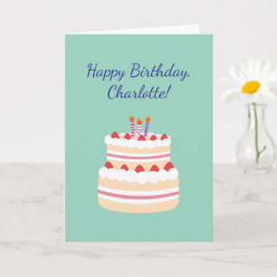 Crochet Knitting Crafty Mum Custom Happy Birthday  Card