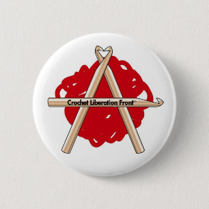 Crochet Liberation Front 6 Cm Round Badge