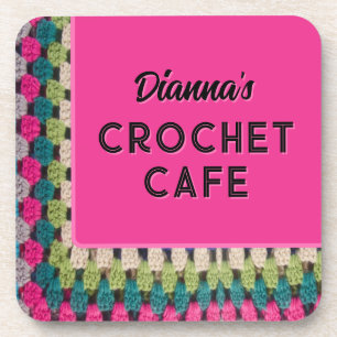 Crochet lover's gift! Custom cute Kitchen coasters