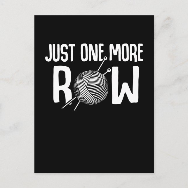 Crochet Mum Yarn Hobby Crafting Grandma Postcard (Front)