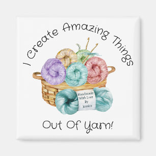 Crochet Personalised Magnet