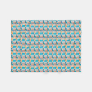 Crochet Quill Fleece Blanket