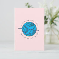 CROCHET SPECIAL THANK YOU Customer Card