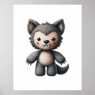 Crochet Werewolf Poster