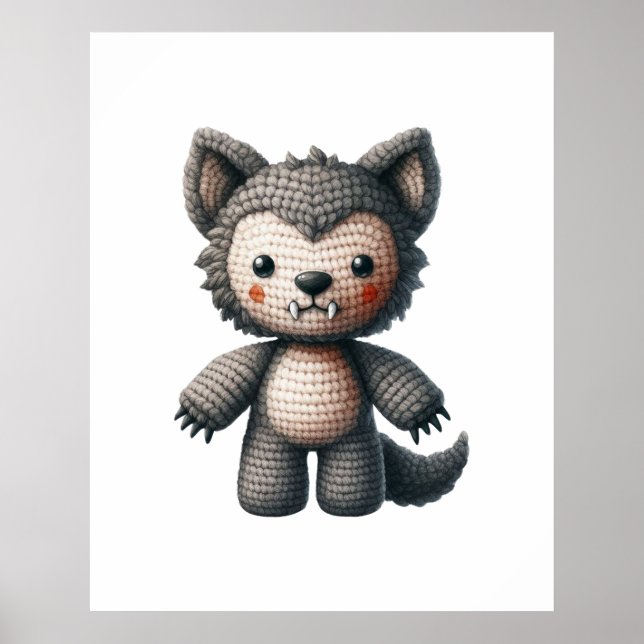 Crochet Werewolf Poster (Front)