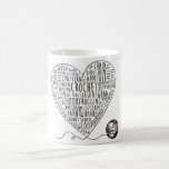 Crochet Words Mug<br><div class="desc">Nothing better than a relaxing afternoon with some hot tea and your crochet hook.</div>