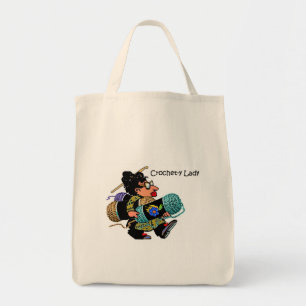 Crochet-y Lady Eco Tote Bag