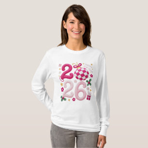 Crochet Yarn Happy New Year 2026 T-Shirt