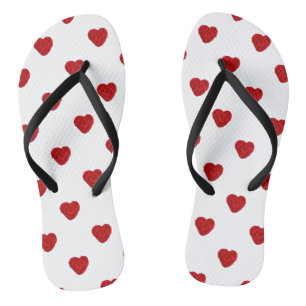 Crochet Yarn Hearts Handmade Crafts Small Jandals