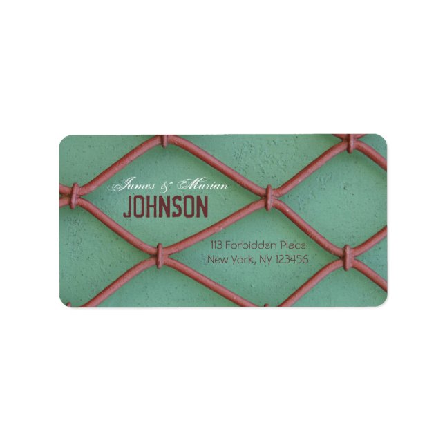 Crocheted Wires Label (Front)