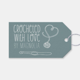 Crocheted with Love Handmade Gift Tags