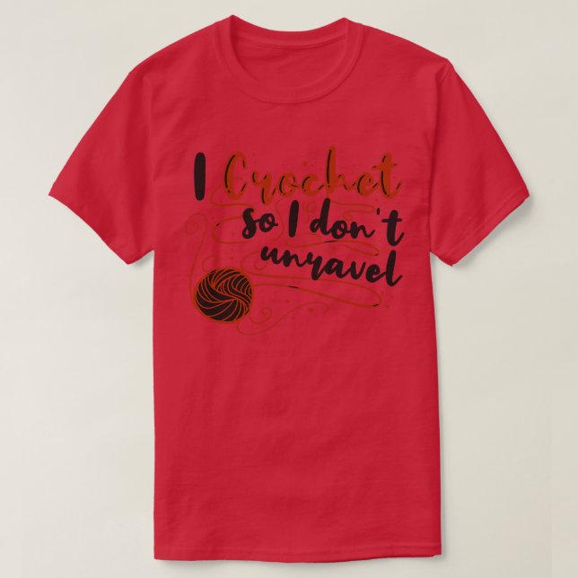 Crocheting 5 T-Shirt (Design Front)