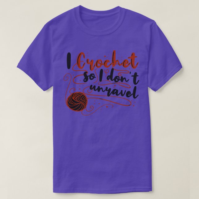 Crocheting 5 T-Shirt (Design Front)