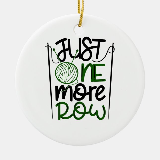 Crocheting Ceramic Tree Decoration (Front)