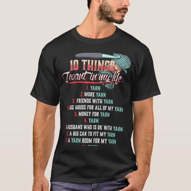 Crocheting Christmas Exclusive  T-Shirt (Front)