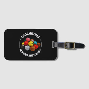 Crocheting Crochet Knitting Crocheter Luggage Tag
