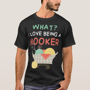Crocheting Funny Saying Crochet Lovers T-Shirt