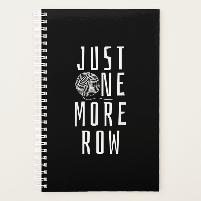 Crocheting Funny Saying Yarn Gift Planner (Front)