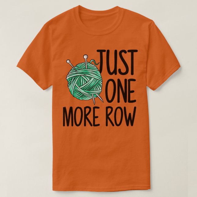 Crocheting Knitting 6 T-Shirt (Design Front)