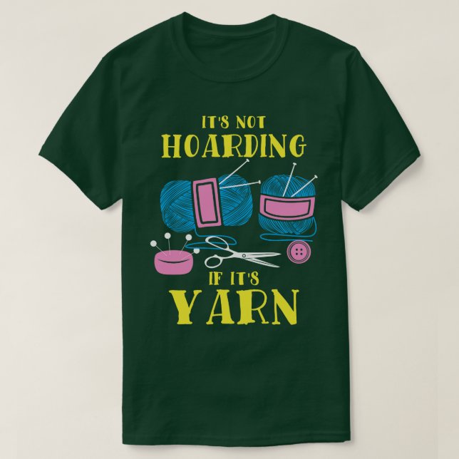 Crocheting Knitting Gift 8 T-Shirt (Design Front)