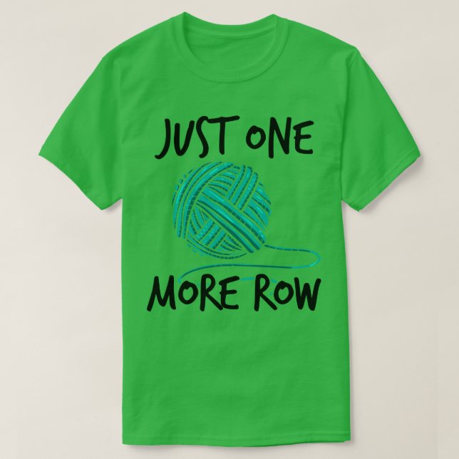 Crocheting Knitting T-Shirt (Design Front)