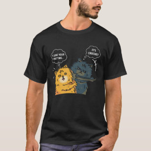 Crocheting Mum Cat Slapping It s Crochet T-Shirt