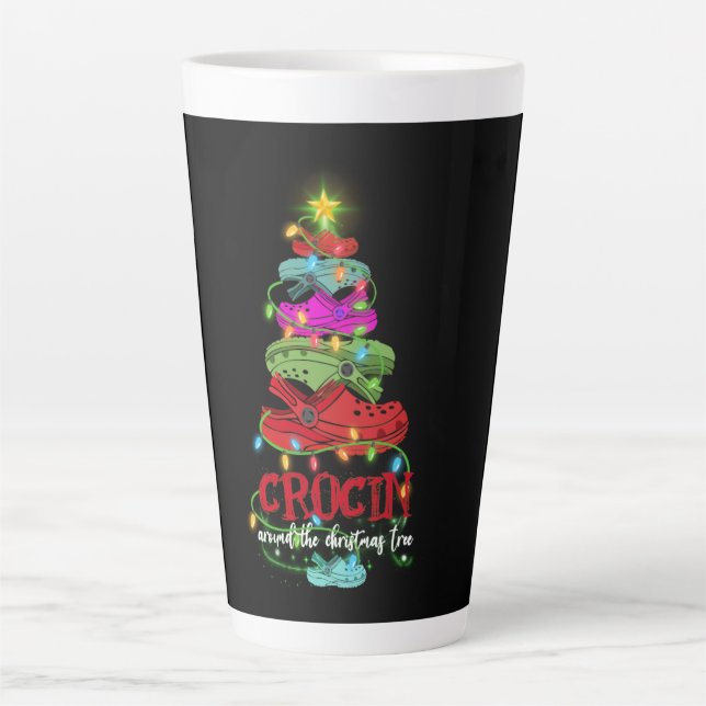 Crocin Around The Christmas Tree Latte Mug (Front)