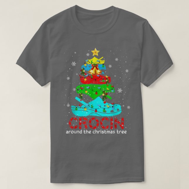 Crocin around the Christmas tree Shirt Funny Gift  (Design Front)