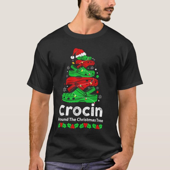 Crocin around the Christmas tree T-Shirt (Front)