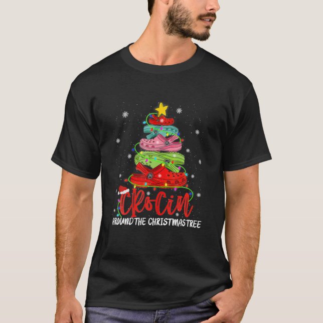 Crocin Around The Christmas Tree T-Shirt (Front)
