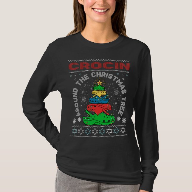 Crocin Around the Christmas Tree T-Shirt (Front)
