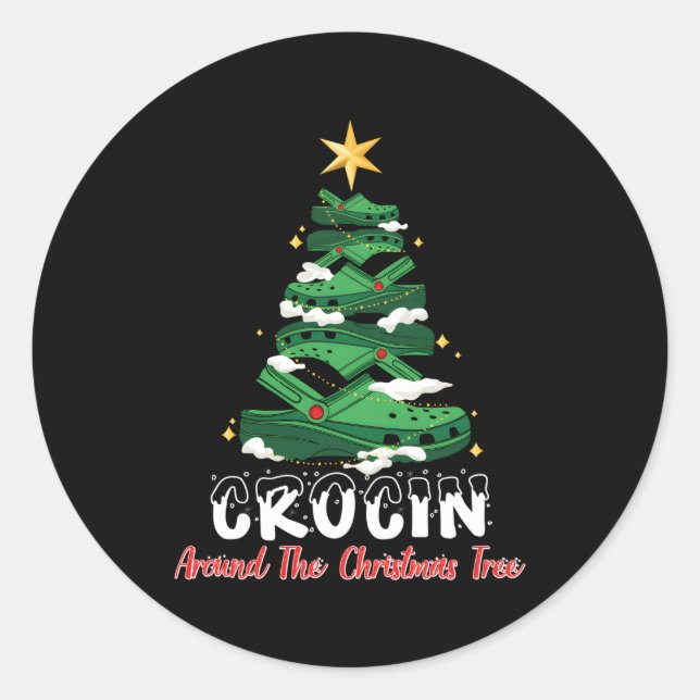 Crocin Around The Tree 2020 Classic Round Sticker (Front)
