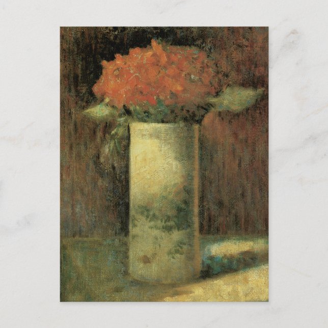Crock of Flowers Postcard (Front)
