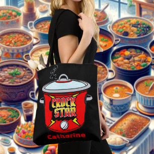 Crock Star Crock Pot  Personalised Tote Bag