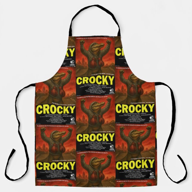Crocky Classic Movie Parody Apron (Front)