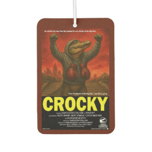 Crocky Classic Movie Parody Car Air Freshener