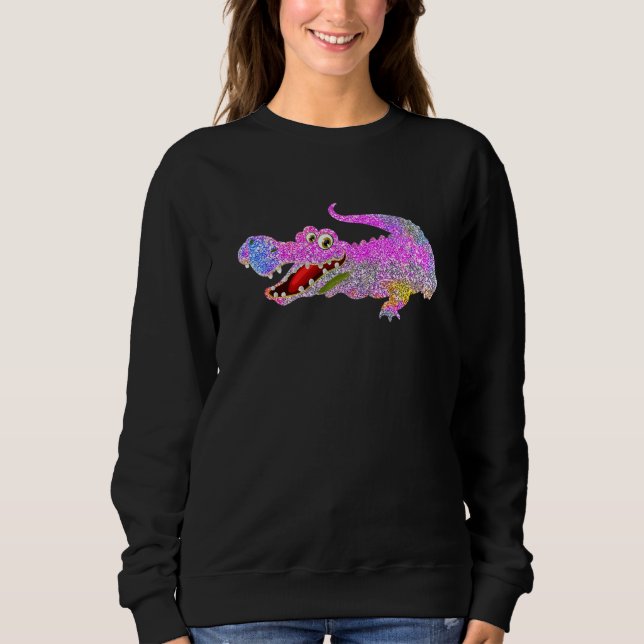 Crocodile Alligator Animal Sweatshirt (Front)