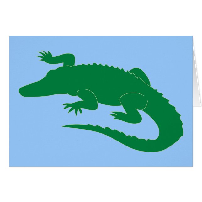 Crocodile Alligator Gator Reptile (Front Horizontal)