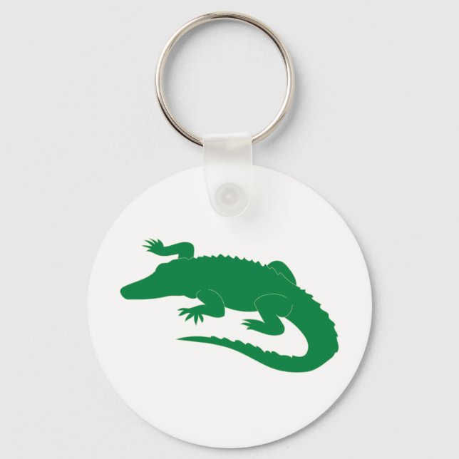 Crocodile Alligator Gator Reptile Key Ring (Front)